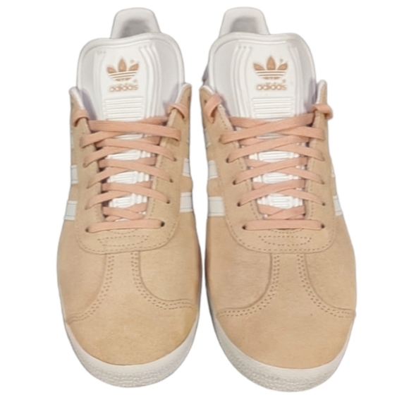 adidas Other - Adidas Gazelle Vapor Pink Suede Gold White Lace Up Sneakers Size 11 Men's